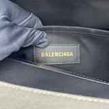 バレンシアガ BALENCIAGA ハードウェア 671400 アイボリーxブラック キャンバス レディース トートバッグ