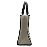 バレンシアガ BALENCIAGA ハードウェア 671400 アイボリーxブラック キャンバス レディース トートバッグ