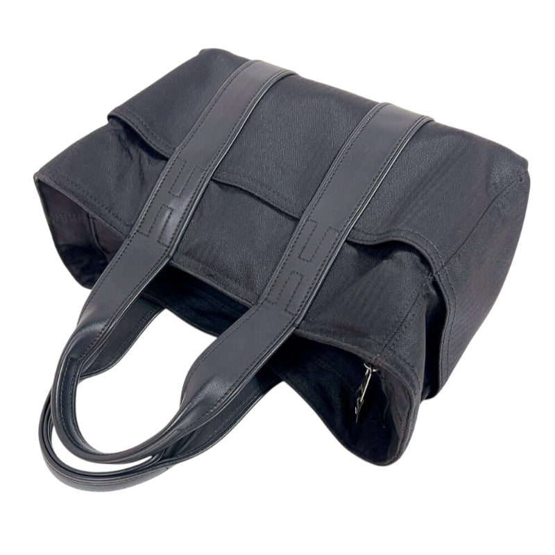 エルメス HERMES アカプルコPM ブラック ナイロン/レザー レディース ハンドバッグ
