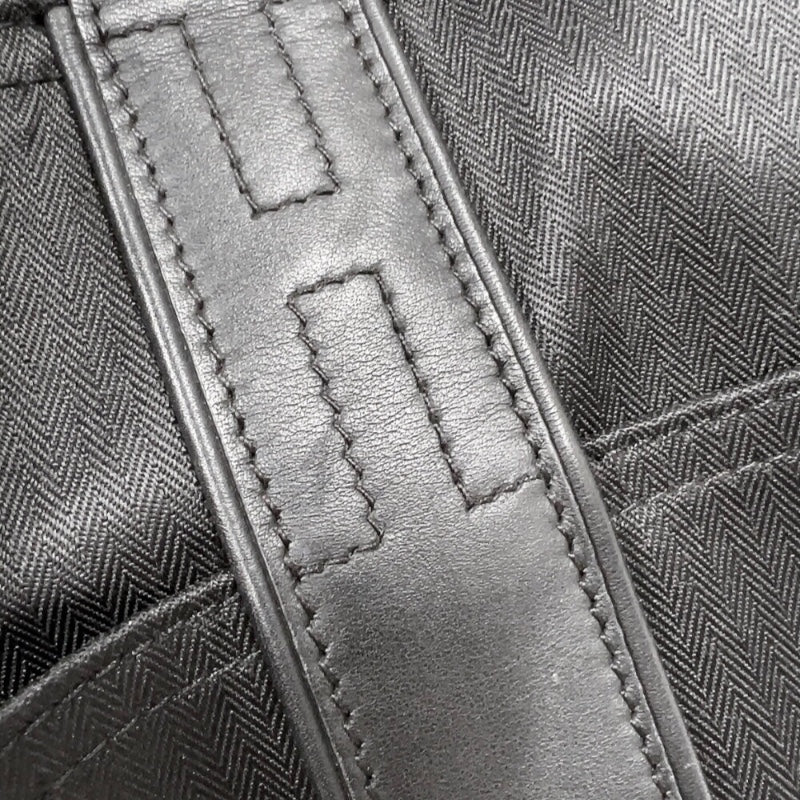 エルメス HERMES アカプルコPM ブラック ナイロン/レザー レディース ハンドバッグ