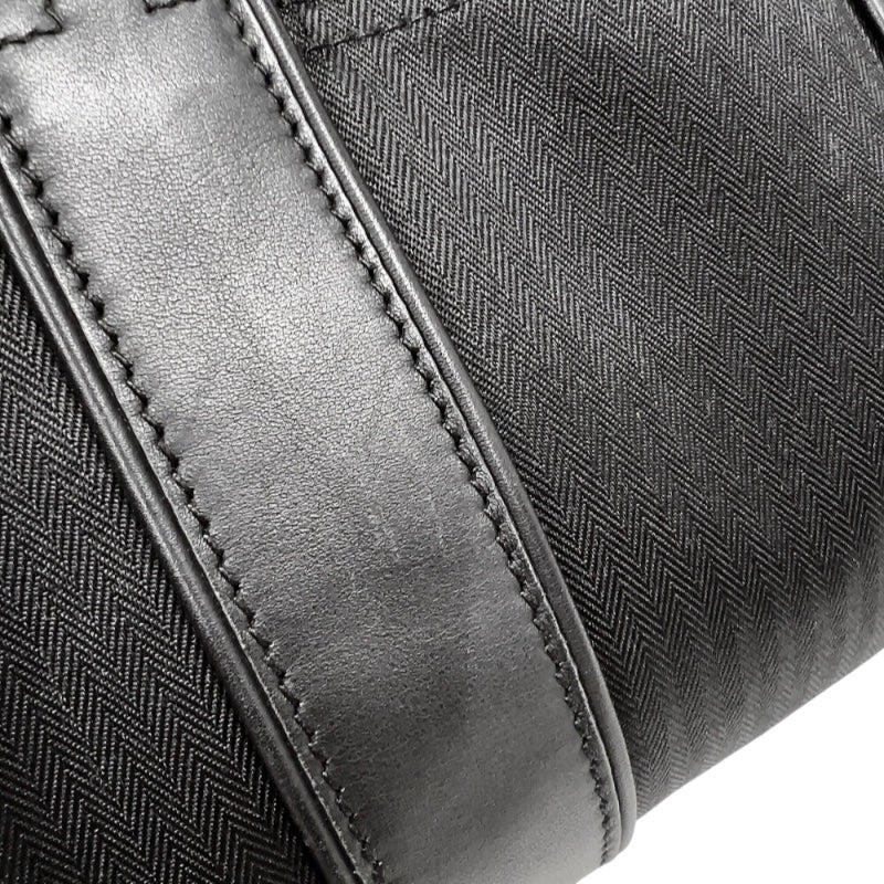 エルメス HERMES アカプルコPM ブラック ナイロン/レザー レディース ハンドバッグ