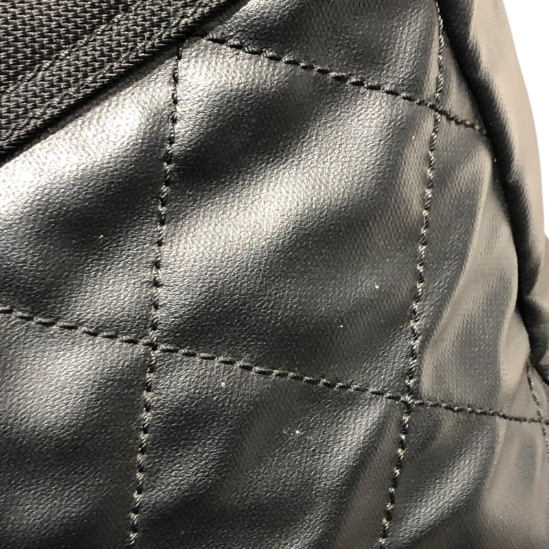シャネル CHANEL パリビアリッツトートPM A30208 ブラック コーティングキャンバス レディース ハンドバッグ