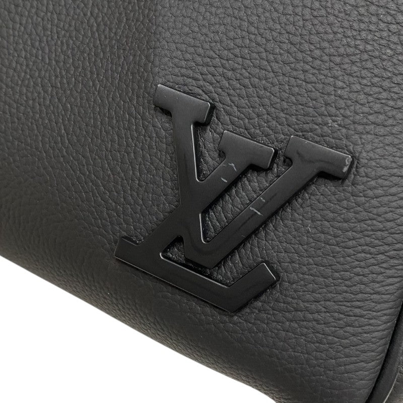 ルイ・ヴィトン LOUIS VUITTON キーポル・バンドリエール40 M57088 ブラック LVアエログラム メンズ ボストンバッグ