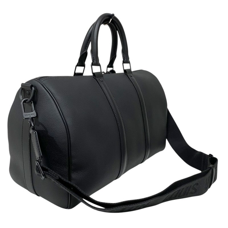 ルイ・ヴィトン LOUIS VUITTON キーポル・バンドリエール40 M57088 ブラック LVアエログラム メンズ ボストンバッグ