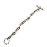 エルメス HERMES シェーヌダンクルブレスMM　14コマ シルバー Ag925 アクセサリー