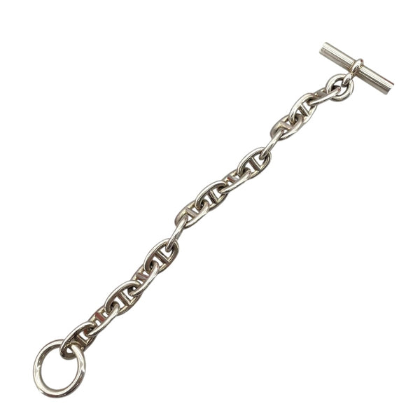 エルメス HERMES シェーヌダンクルブレスMM　14コマ シルバー Ag925 アクセサリー
