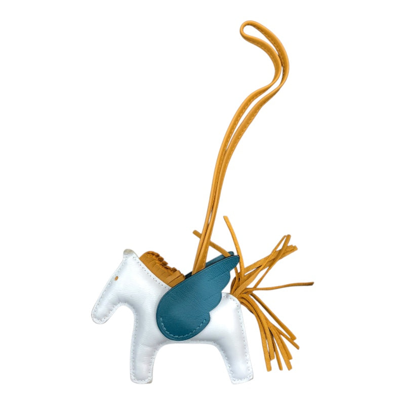 エルメス HERMES ロデオペガサスPM Z刻 ブループリュム・ヴェールブスフォール スイフト レディース チャーム