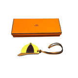 エルメス HERMES パドックポンプチャーム ライム・ゴールド・モカ バトラー ユニセックス チャーム