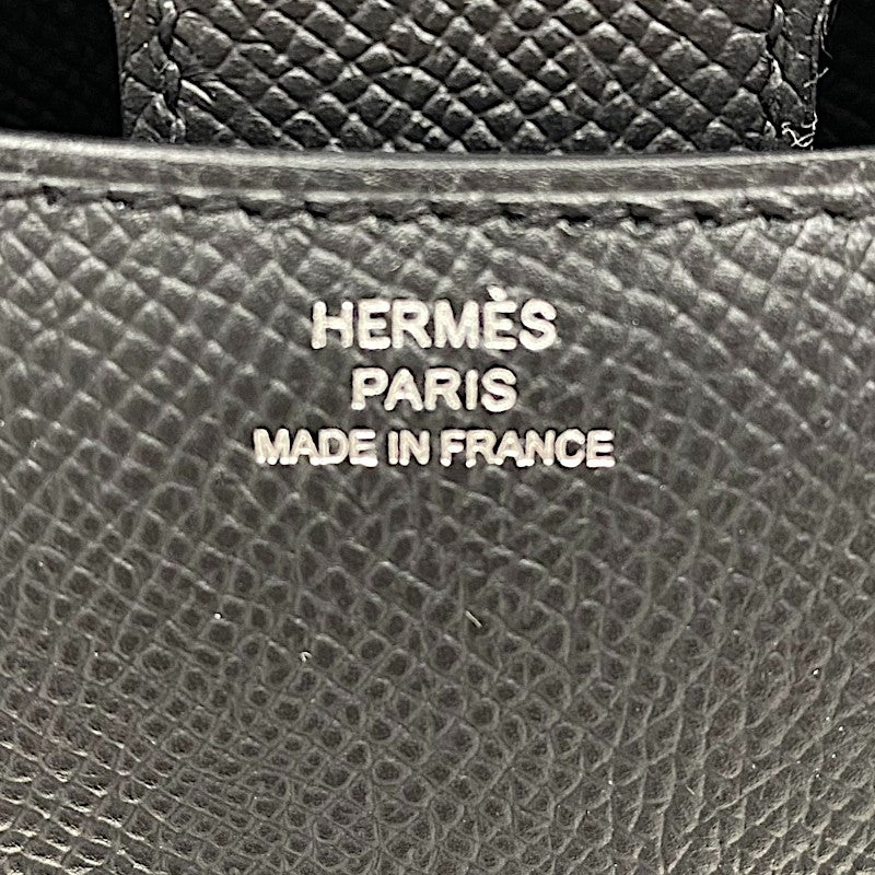 エルメス HERMES コンスタンンス3 ミニ W刻印　(2024年製) ブラック シルバー金具 ヴォーエプソン レディース ショルダーバッグ