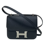エルメス HERMES コンスタンンス3 ミニ W刻印　(2024年製) ブラック シルバー金具 ヴォーエプソン レディース ショルダーバッグ