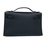 エルメス HERMES ポシェットケリー Ｗ刻 ブラック ゴールド金具 スイフト レディース ハンドバッグ