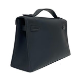 エルメス HERMES ポシェットケリー Ｗ刻 ブラック ゴールド金具 スイフト レディース ハンドバッグ