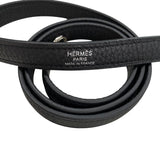 エルメス HERMES ケリー25 内縫い W刻 ブラック シルバー金具 トゴ レディース ハンドバッグ