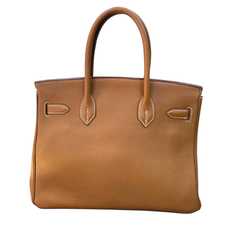 エルメス HERMES バーキン30 ▢G刻 ゴールド　ゴールド金具 トゴ ユニセックス ハンドバッグ