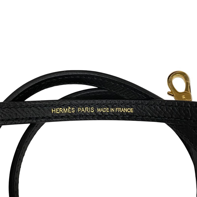 エルメス HERMES ミニケリー2 Y刻 ブラック ゴールド金具 エプソン レディース ショルダーバッグ