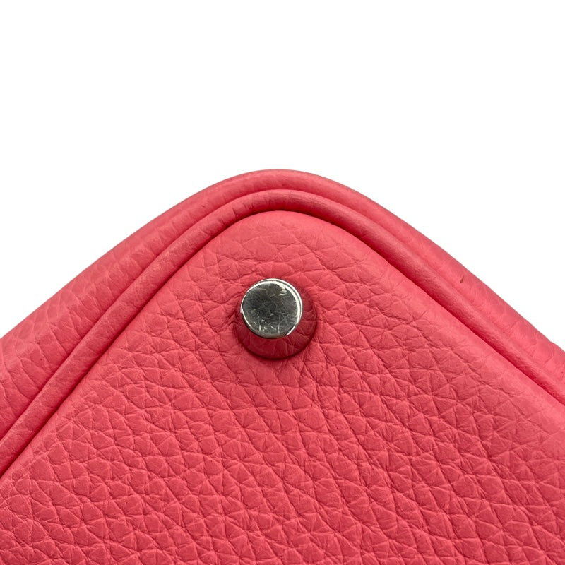 エルメス HERMES ピコタンロックPM Y刻 ローズアザレ SV金具 トリヨン レディース ハンドバッグ