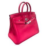 エルメス HERMES バーキン25 Y刻 　 フランボワーズ SV金具 スイフト レディース ハンドバッグ