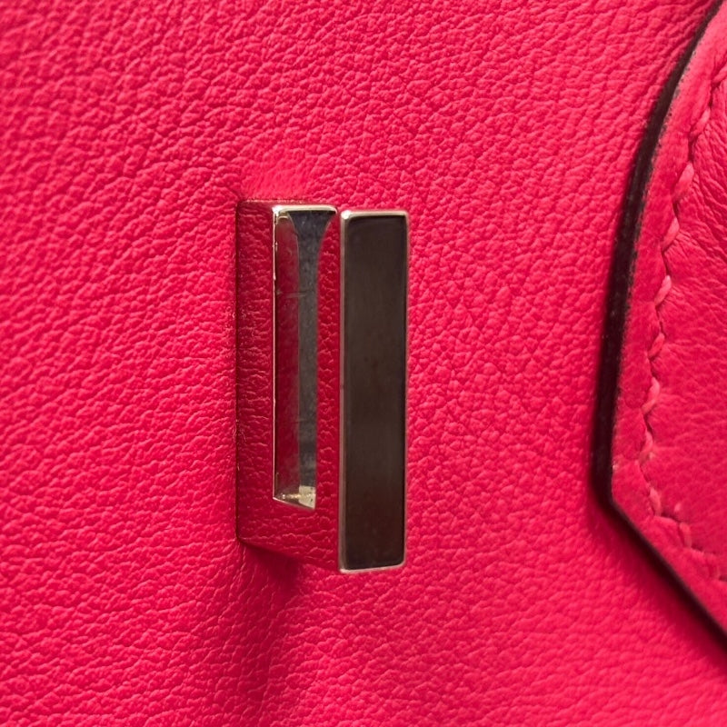 エルメス HERMES バーキン25 Y刻 　 フランボワーズ SV金具 スイフト レディース ハンドバッグ