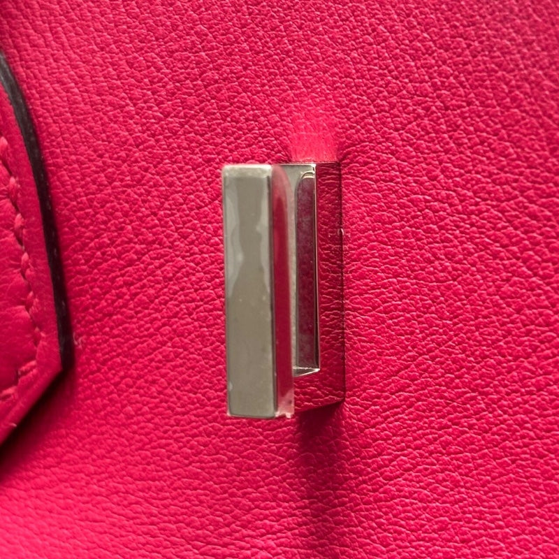 エルメス HERMES バーキン25 Y刻 　 フランボワーズ SV金具 スイフト レディース ハンドバッグ