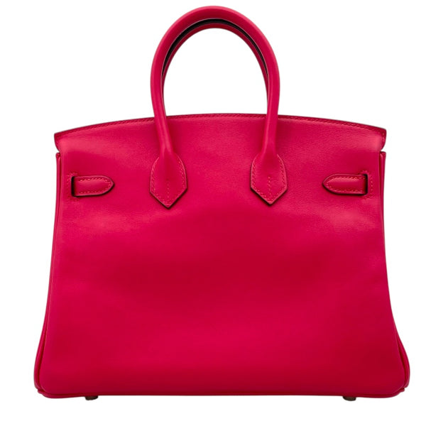 エルメス HERMES バーキン25 Y刻 　 フランボワーズ SV金具 スイフト レディース ハンドバッグ