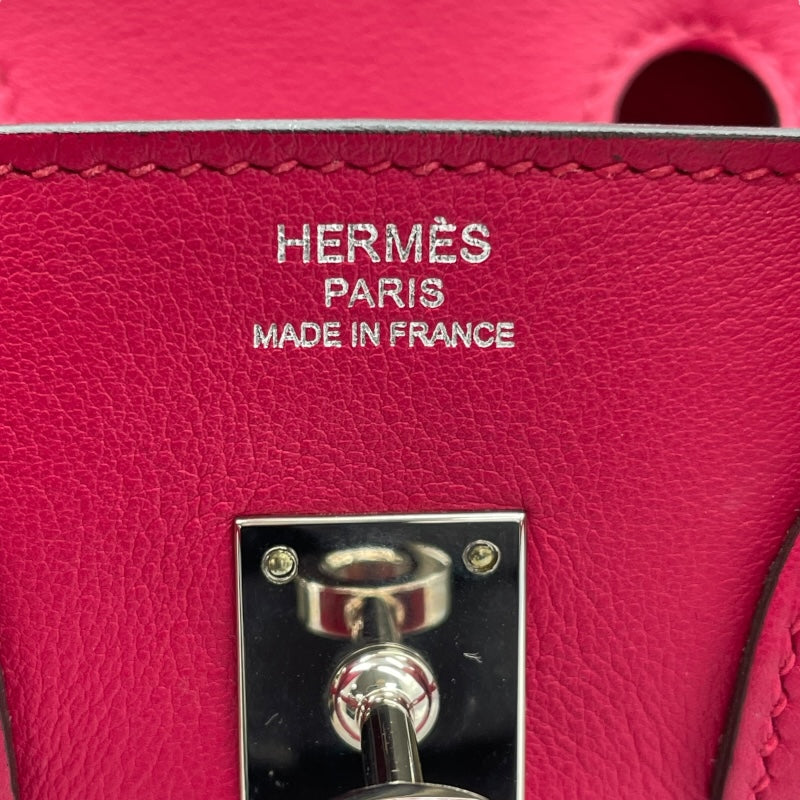 エルメス HERMES バーキン25 Y刻 　 フランボワーズ SV金具 スイフト レディース ハンドバッグ