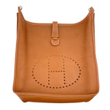 エルメス HERMES エヴリン3 PM □P刻 ゴールド SV金具 トリヨン レディース ショルダーバッグ