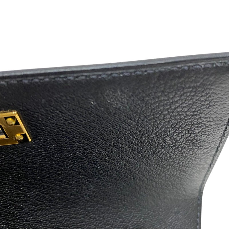 エルメス HERMES ケリー20 無秩序 B刻 ブラック ゴールド金具 エプソン レディース ショルダーバッグ