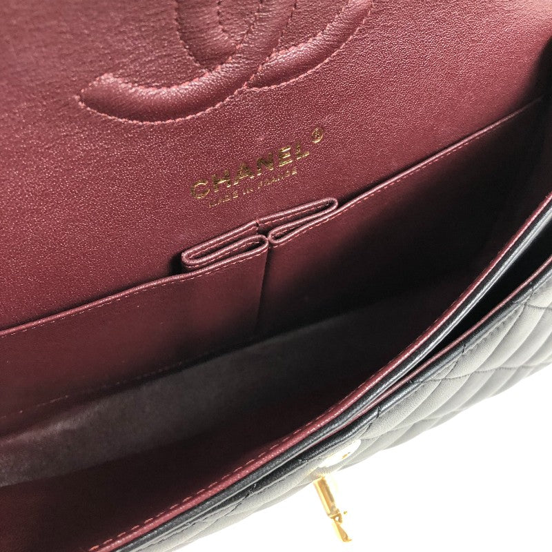 シャネル CHANEL マトラッセ25 A01112 ブラック ゴールド金具 ラムスキン レディース ショルダーバッグ
