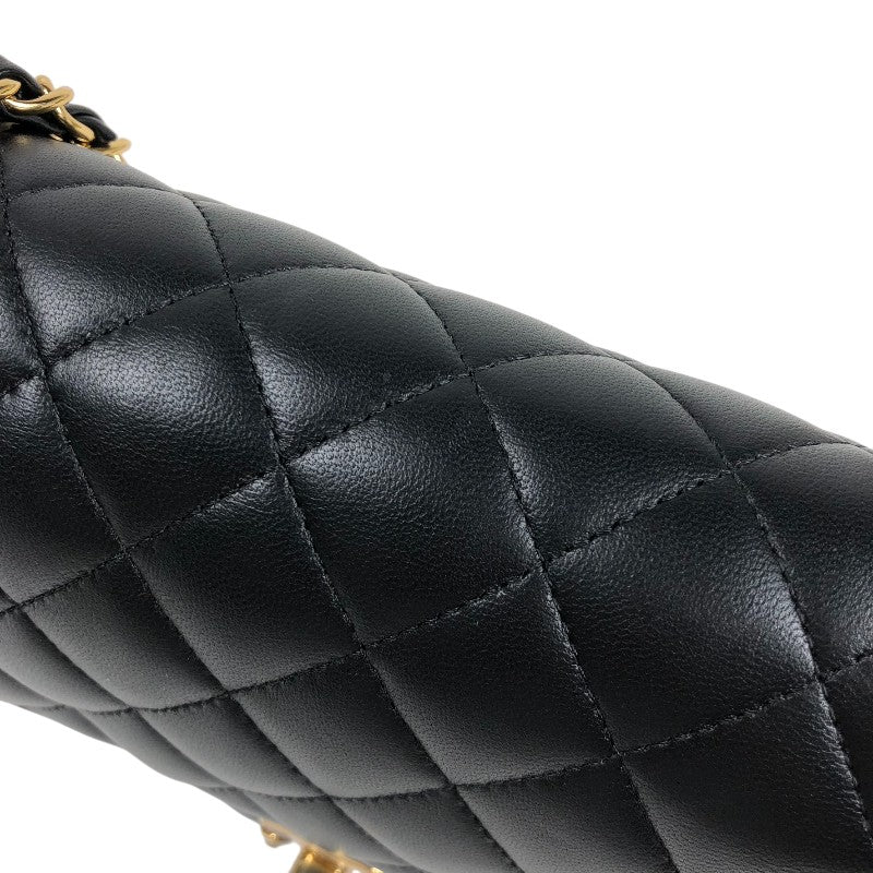 シャネル CHANEL マトラッセ25 A01112 ブラック ゴールド金具 ラムスキン レディース ショルダーバッグ
