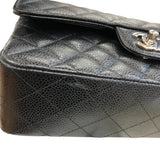 シャネル CHANEL マトラッセ23 A01113 ブラック シルバー金具 キャビアスキン レディース ショルダーバッグ