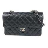 シャネル CHANEL マトラッセ23 A01113 ブラック シルバー金具 キャビアスキン レディース ショルダーバッグ