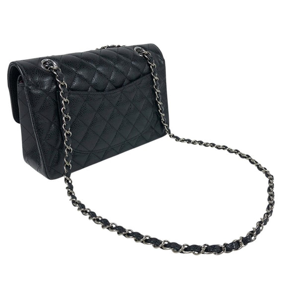 シャネル CHANEL マトラッセ23 A01113 ブラック シルバー金具 キャビアスキン レディース ショルダーバッグ