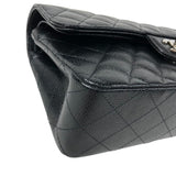 シャネル CHANEL マトラッセ23 A01113 ブラック シルバー金具 キャビアスキン レディース ショルダーバッグ