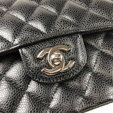 シャネル CHANEL マトラッセ23 A01113 ブラック シルバー金具 キャビアスキン レディース ショルダーバッグ