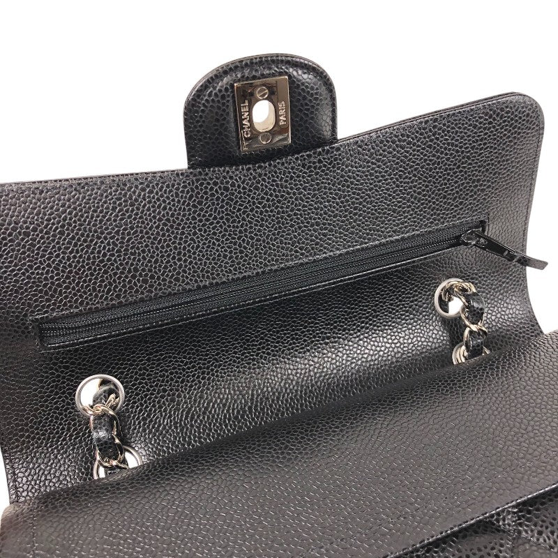シャネル CHANEL マトラッセ23 A01113 ブラック シルバー金具 キャビアスキン レディース ショルダーバッグ