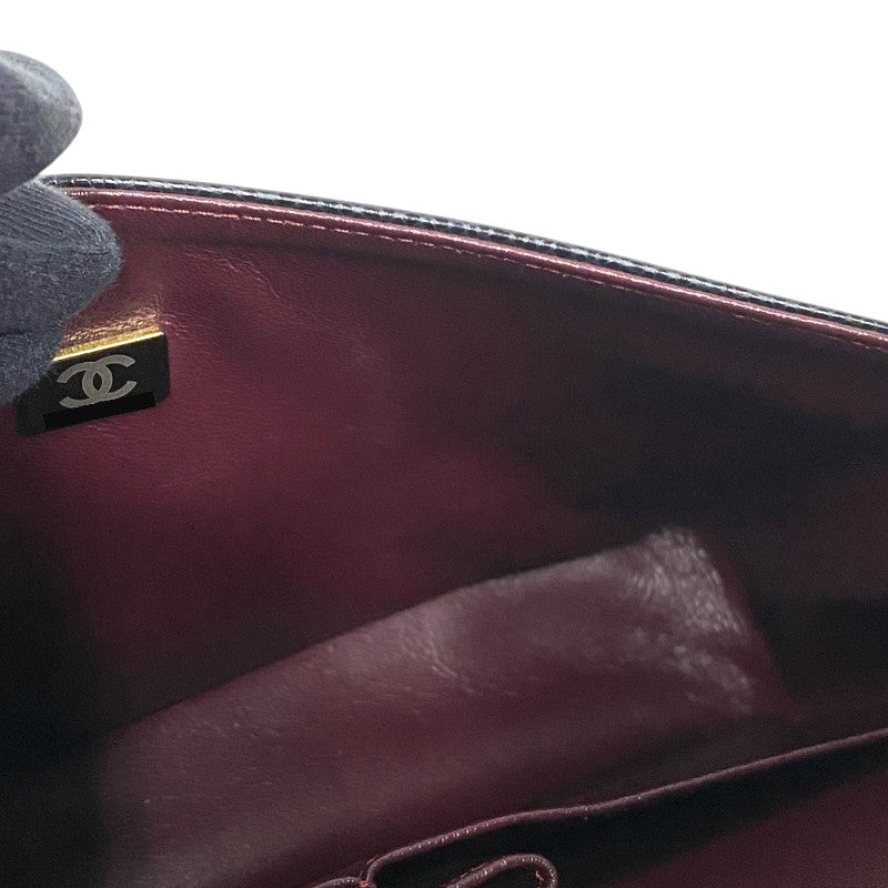 シャネル CHANEL マトラッセ25 A01112 ブラック ゴールド金具