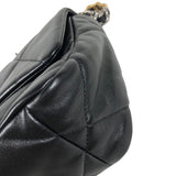 シャネル CHANEL CHANEL19 バッグ AS1160 ブラック ゴールド×シルバー金具 シャイニーラム レディース ショルダーバッグ