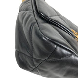 シャネル CHANEL CHANEL19 バッグ AS1160 ブラック ゴールド×シルバー金具 シャイニーラム レディース ショルダーバッグ