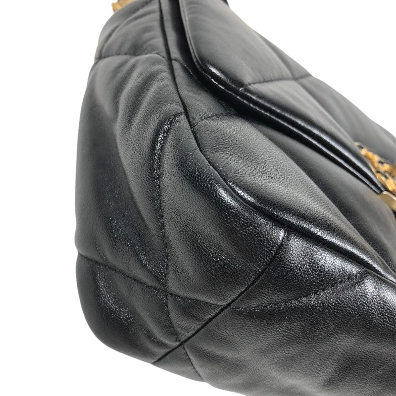 シャネル CHANEL CHANEL19 バッグ AS1160 ブラック ゴールド×シルバー金具 シャイニーラム レディース ショルダーバッグ