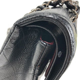 シャネル CHANEL マトラッセ25 A01112 ブラック シルバー金具 キャビアスキン レディース ショルダーバッグ