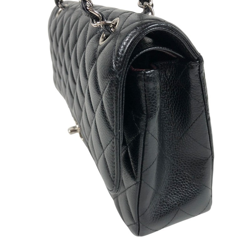 シャネル CHANEL マトラッセ25 A01112 ブラック シルバー金具 キャビアスキン レディース ショルダーバッグ