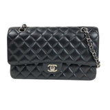 シャネル CHANEL マトラッセ25 A01112 ブラック シルバー金具 キャビアスキン レディース ショルダーバッグ