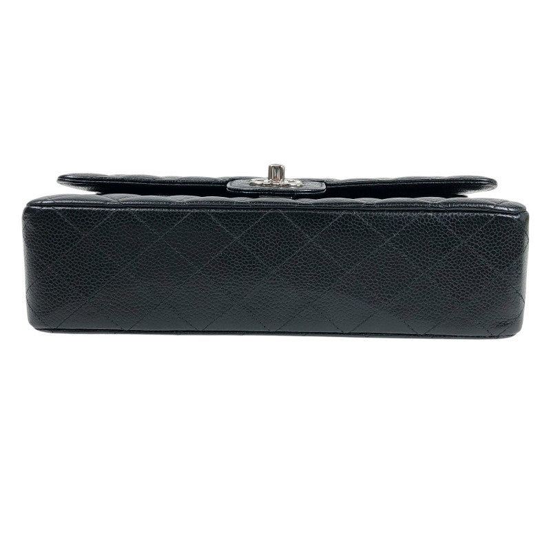 シャネル CHANEL マトラッセ25 A01112 ブラック シルバー金具 キャビアスキン レディース ショルダーバッグ