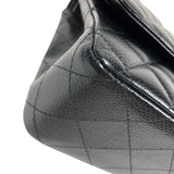シャネル CHANEL マトラッセ25 A01112 ブラック シルバー金具 キャビアスキン レディース ショルダーバッグ