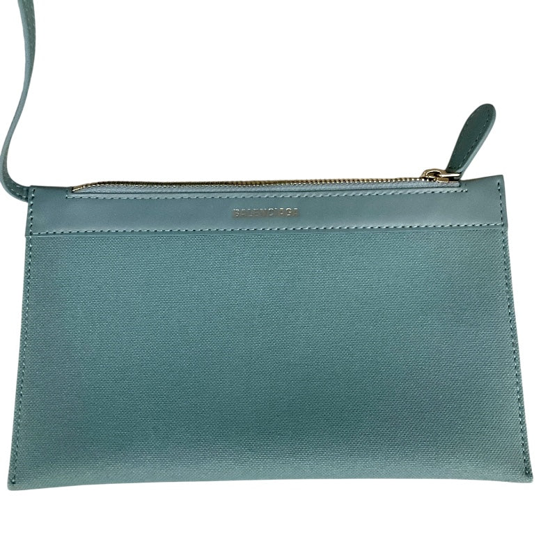 バレンシアガ BALENCIAGA ネイビーカバスS 339933 アイスブルー キャンバス レディース ハンドバッグ