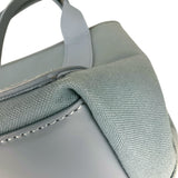 バレンシアガ BALENCIAGA ネイビーカバスS 339933 アイスブルー キャンバス レディース ハンドバッグ