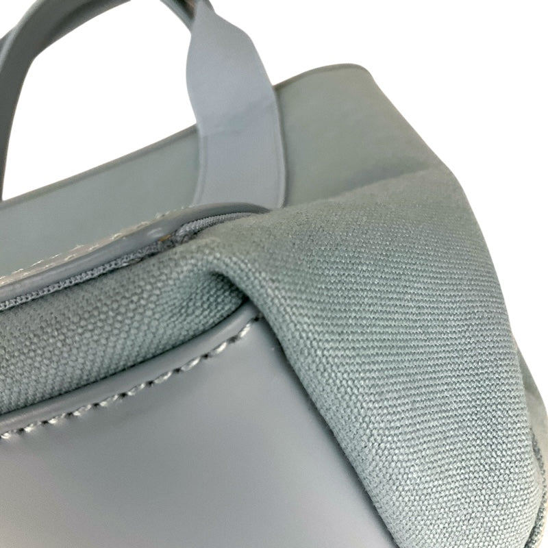 バレンシアガ BALENCIAGA ネイビーカバスS 339933 アイスブルー キャンバス レディース ハンドバッグ