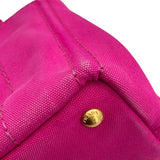 プラダ PRADA カナパ　バッグ 1BG439 ホットピンク キャンバス レディース ショルダーバッグ
