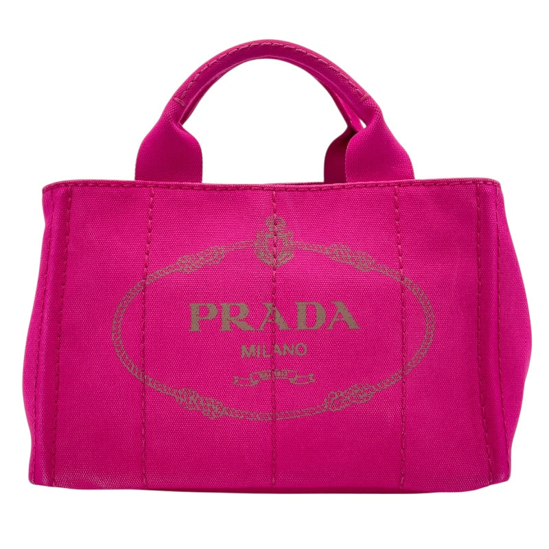 プラダ PRADA カナパ　バッグ 1BG439 ホットピンク キャンバス レディース ショルダーバッグ