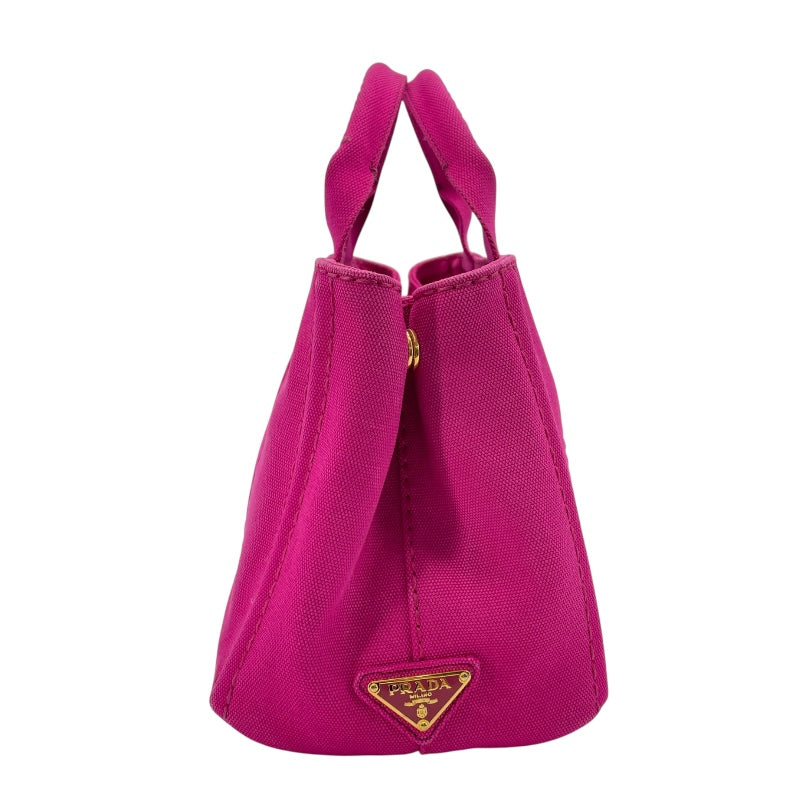 プラダ PRADA カナパ　バッグ 1BG439 ホットピンク キャンバス レディース ショルダーバッグ